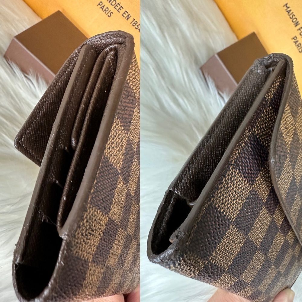 💯 Authentic Louis Vuitton DE Trifold Wallet 🍀 - Picture 6 of 14
